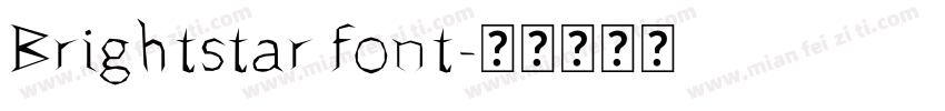 Brightstar font字体转换